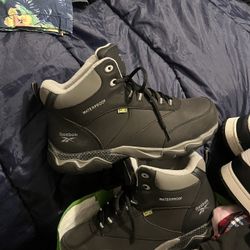 Reebok Waterproof Boots Size 11..$85 & (Nike’s Size 11 $85 Both Pairs $150.00 Used In Good Condition (Very Good)