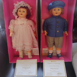 Vintage Set Of Dolly Rosebud Brother 
