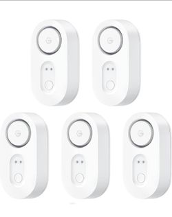 GoveeLife Upgraded Water Leak Detector with 105dB Adjustable Alarm, 5 Pack
Dual probes detect leaks, 5Yr Battery Life, IP67, Suit for Home, Basement, 