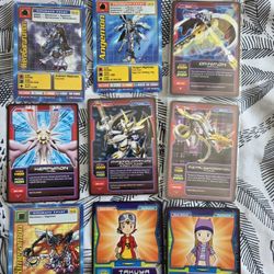 Vintage Digimon Cards 