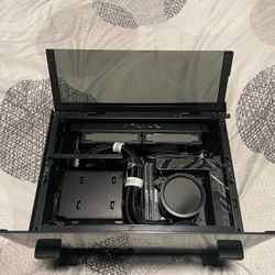 ITX Gaming PC Parts - Z790I Strix - i5 14600K - Lian Li Q58 - Lian Li 4.0 Riser - 240mm Strix LCD AIO - WD Black SN770 2TB - 32GB Trident Z5 7200