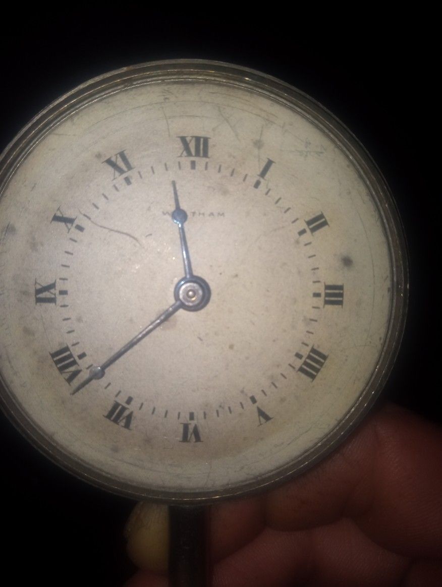 Vintage 1920's Waltham Automobile Clock