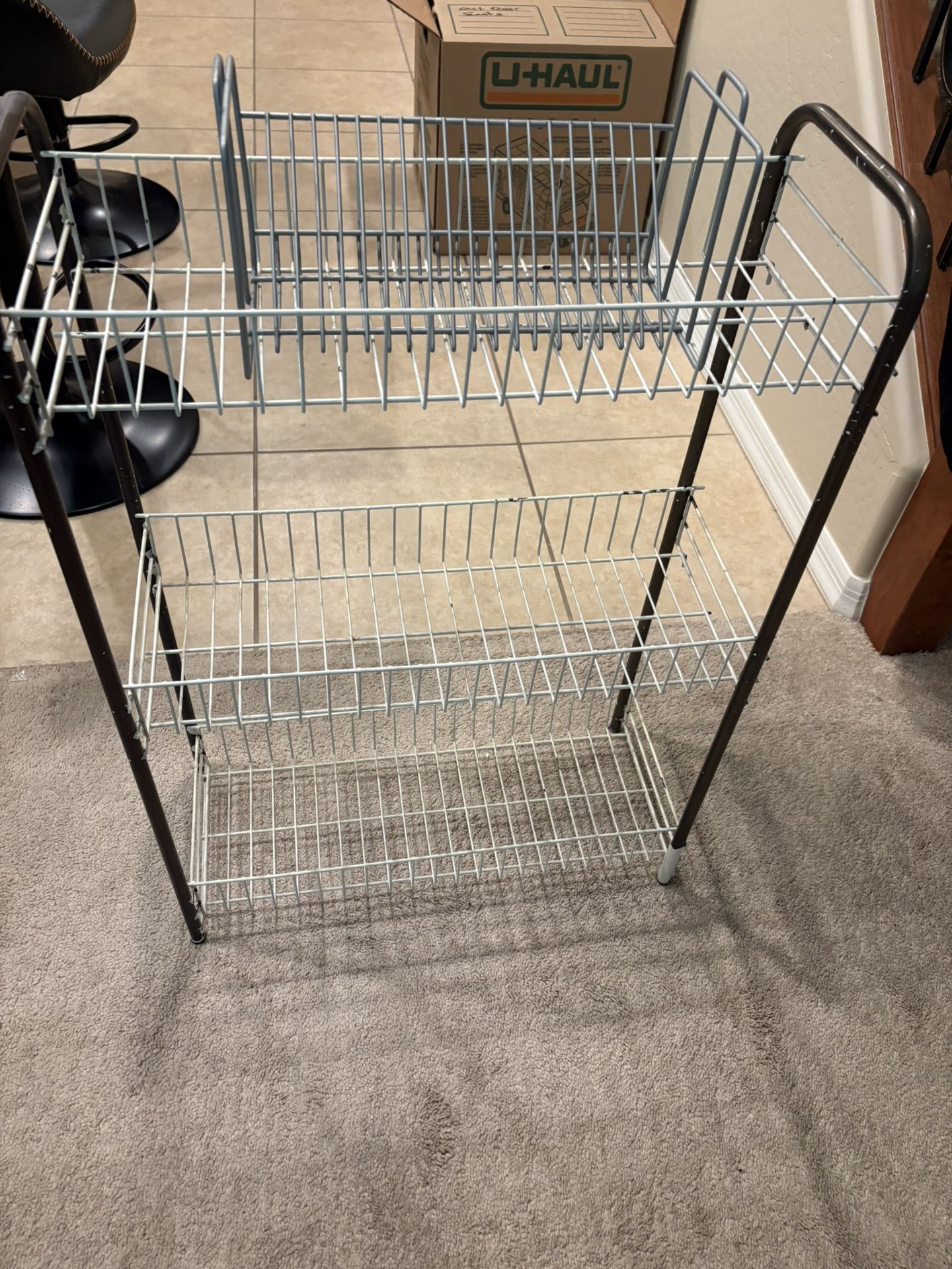 Metal Shelf 21.5in x 9in x 31in