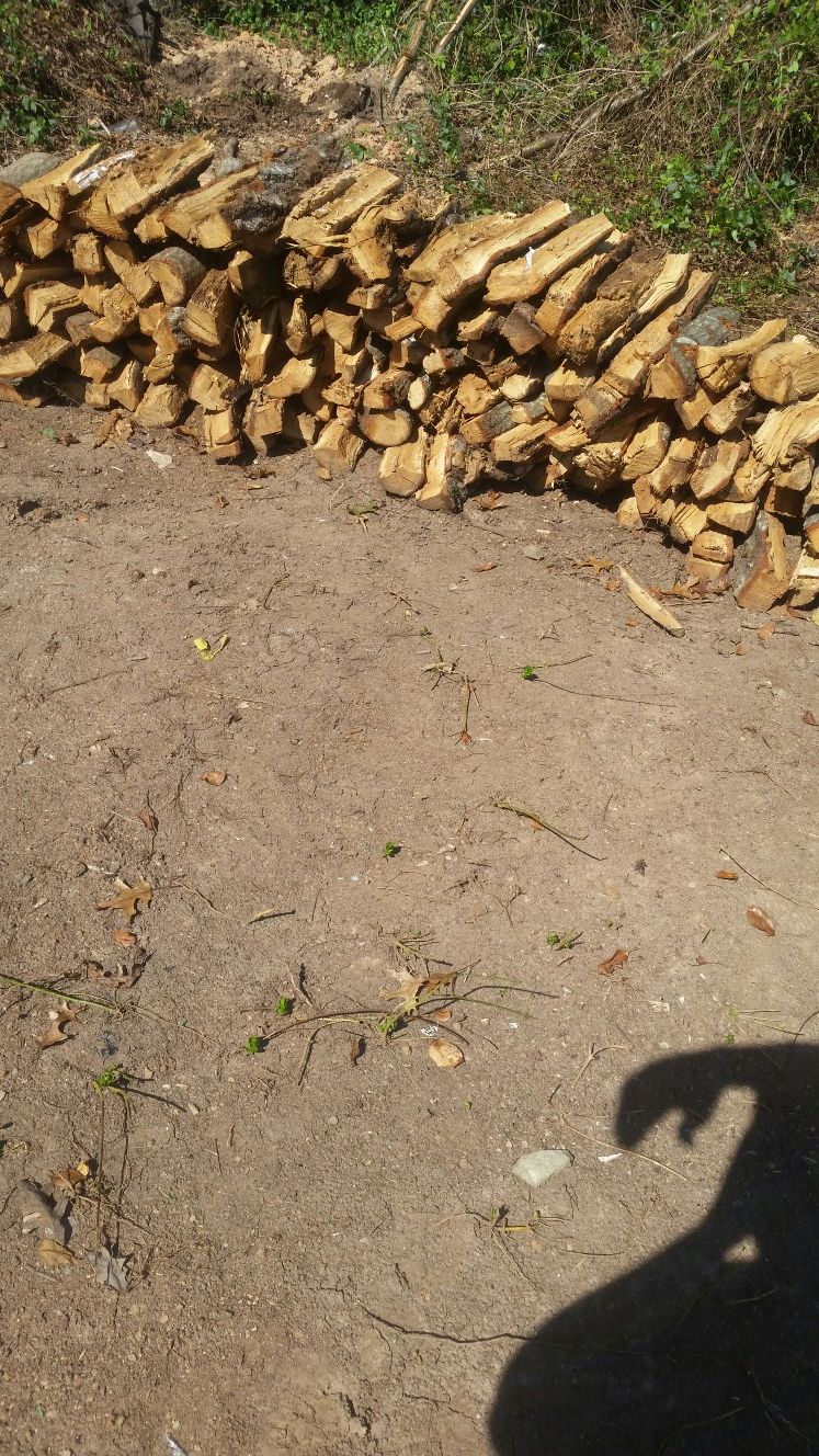 Hickory & oak wood