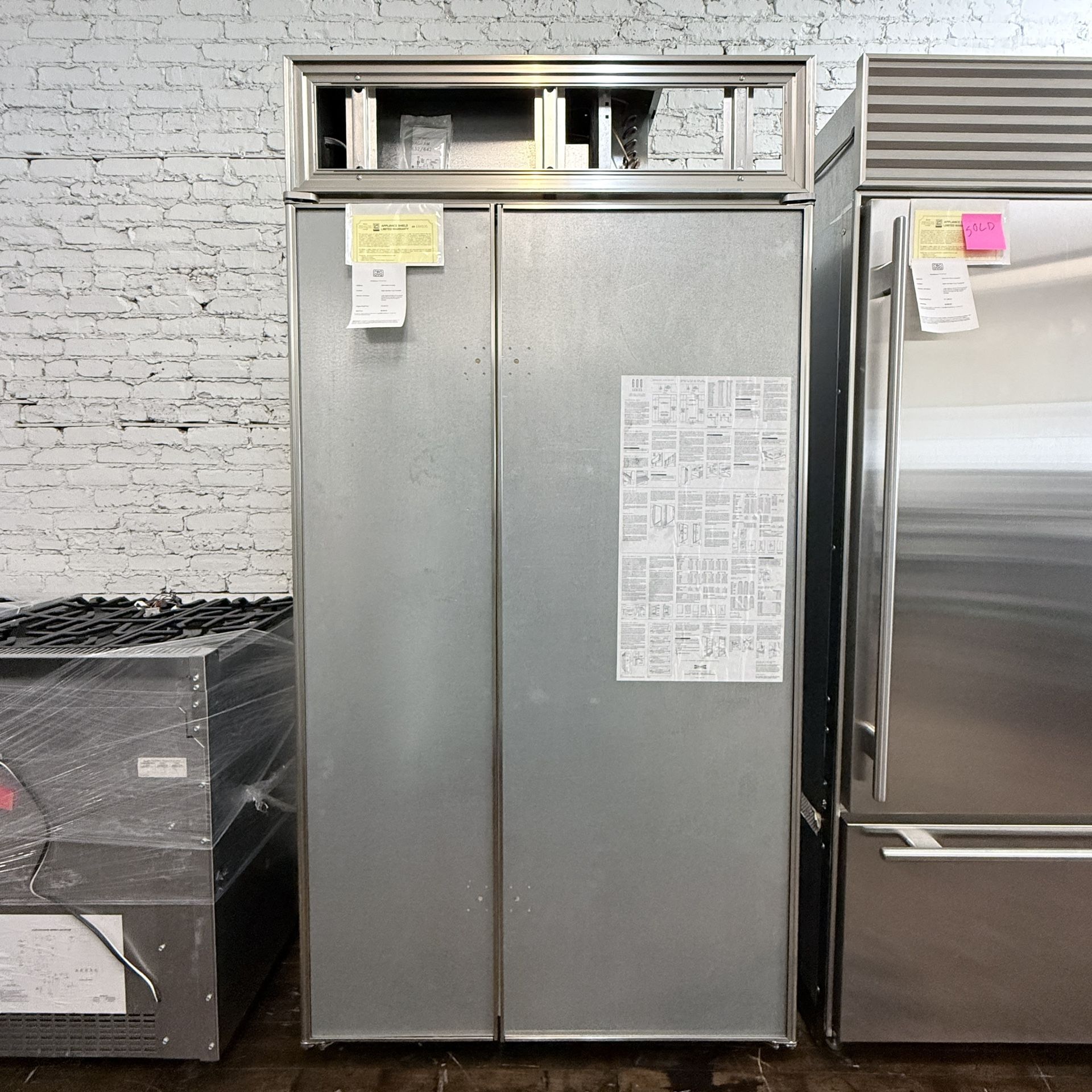 42” Sub Zero Built In Refrigerator Panel Ready