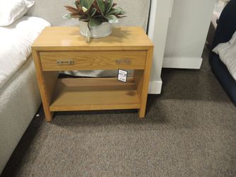Mitchell Gold + Bob Williams Malibu 1 Drawer Nightstand - Wheat | Bedside Table | Bedside Cabinet