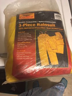 3 piece rain suit