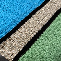 Crocheted blanket