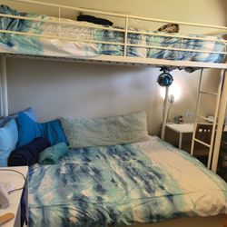 Twin Over Futon Bunk Bed With Exras