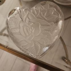 Crystal 2 Piece Heart