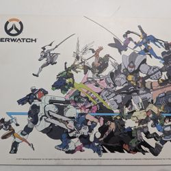 Overwatch Wooden Poster.