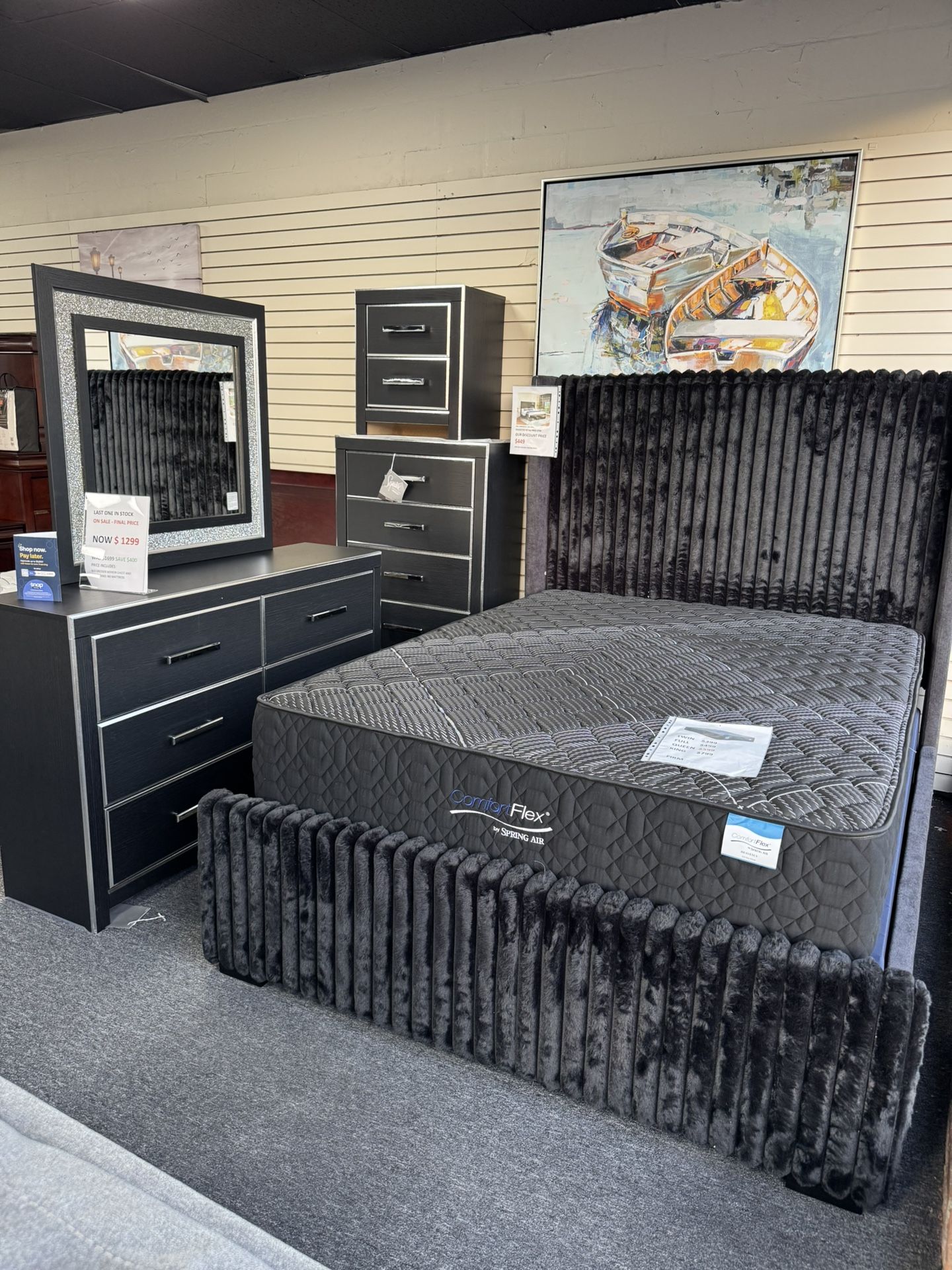 Queen Size Bedroom Set .🚚WE DELIVER🚚