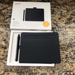 Wacom Intuos Black Tablet With Pen NEVER USED 