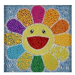 Flower Smiley Face Diamond Painting Kit