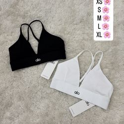 ALO splendor bra black and white