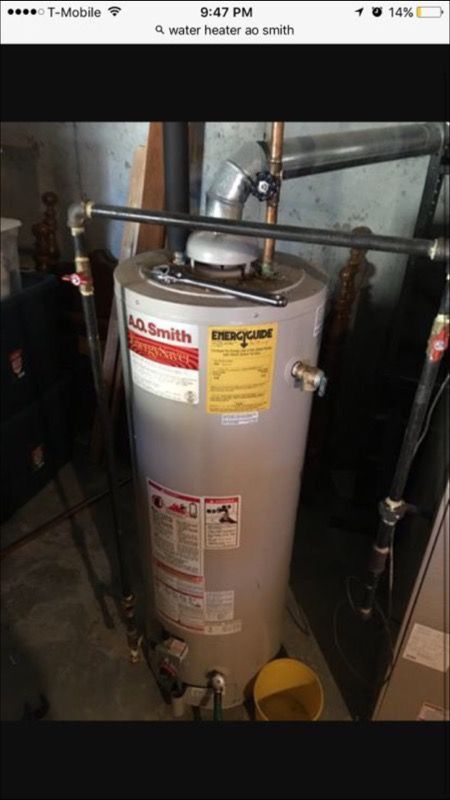 We install water heaters