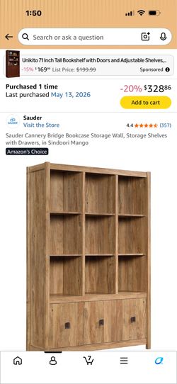 Bookcase- storage unit