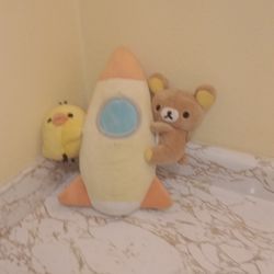 Rilakkuma Space Rocket Plushie stuffed animal
