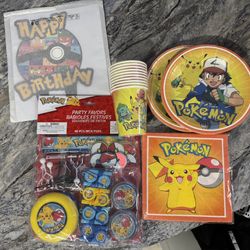 Pokemon Party Supplies 