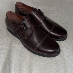 Men’s; Chocolate Leather; SZ:13; ortholite; Dress Shoes 