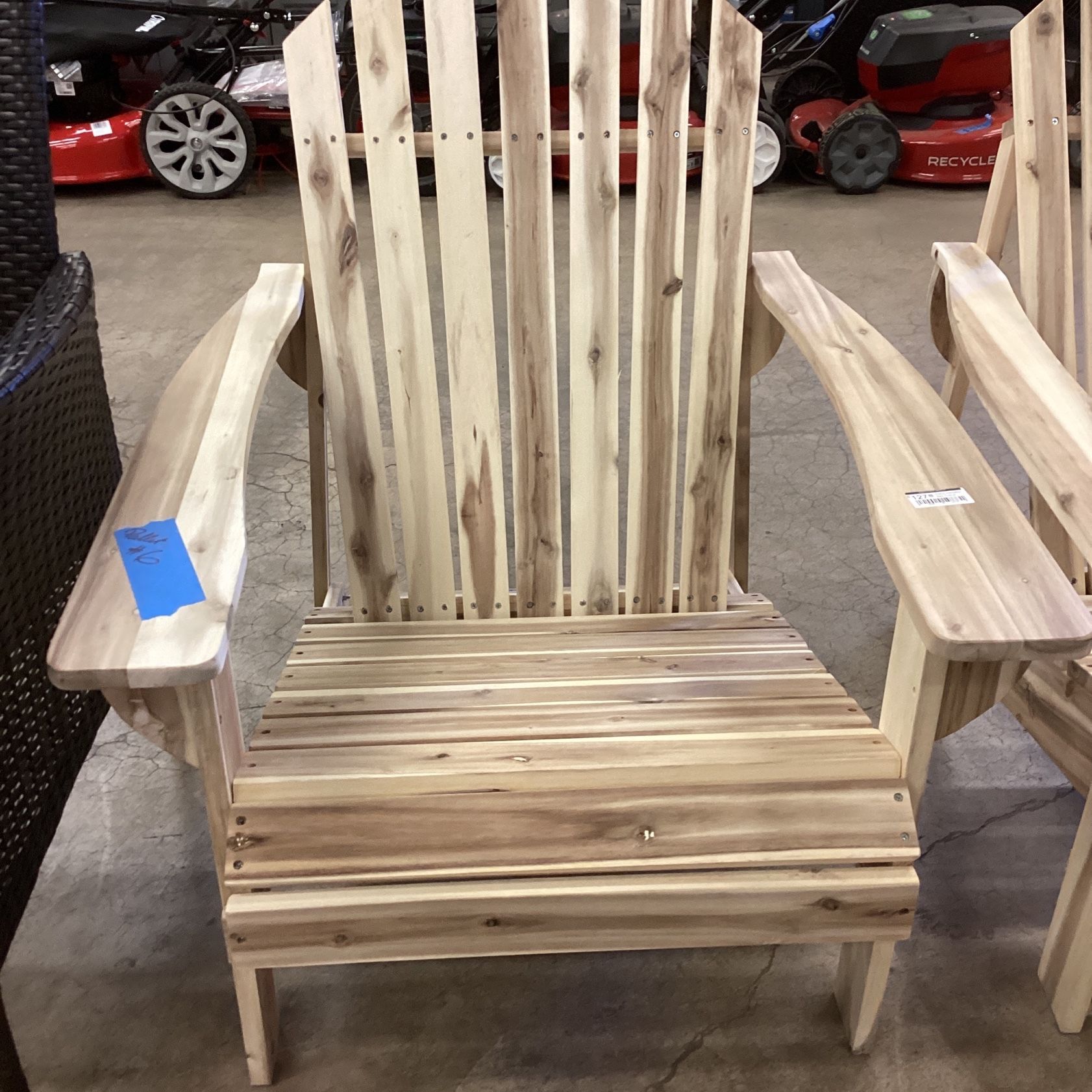 Hampton Bay Acacia Unfinished Wood Stationary Outdoor Adirondack Chair 2 Pack for Sale in Phoenix AZ OfferUp