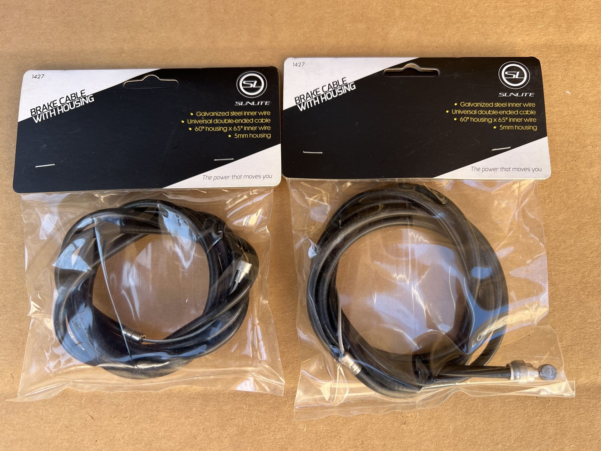 Sunlite Brake Cable & Housing Set Of 2 New!