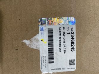 Genuine GM Front License Plate Bracket