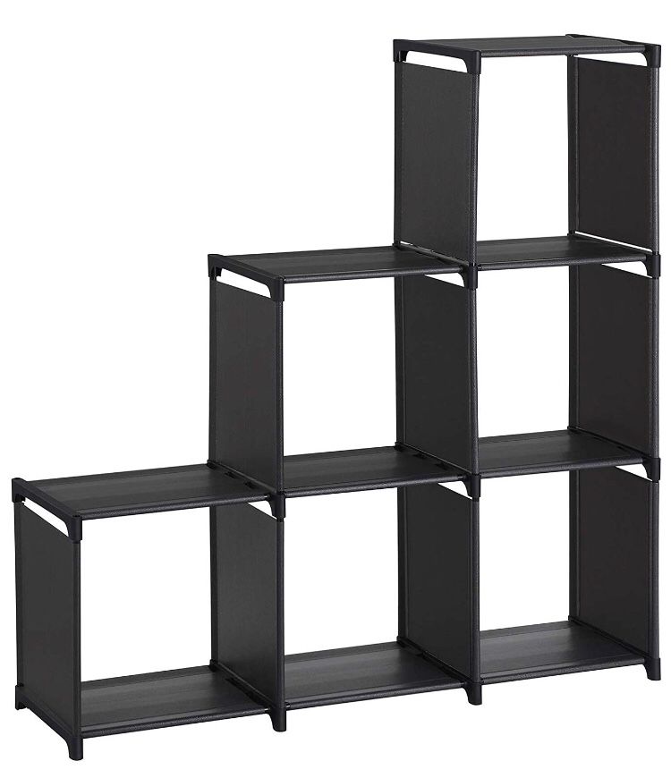 3-tier bookshelf or cubed closet organizer