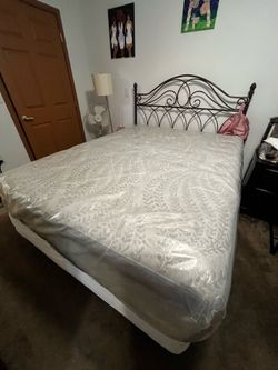 Sealy Bed & headboard for sale