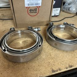 VBand Flange 3 Inch Stainless Steel With Clamps
