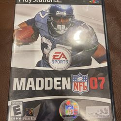 Ps2      Madden O7