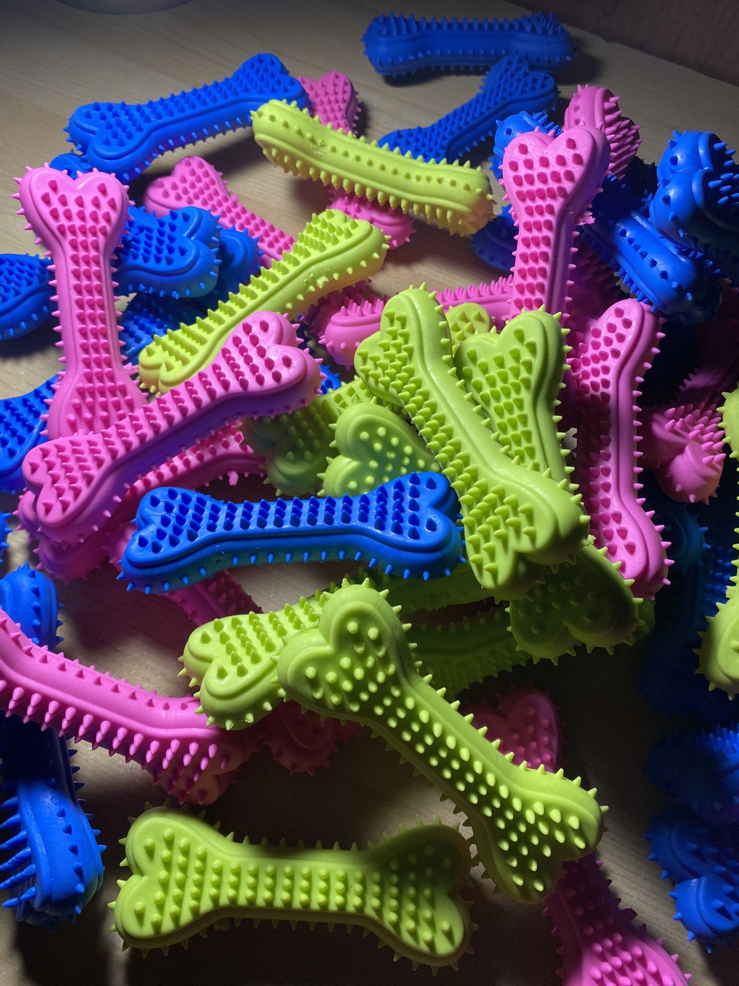 Dog Bone Shape Chew Toys for Dog Teeth (3 Pieces) For $10