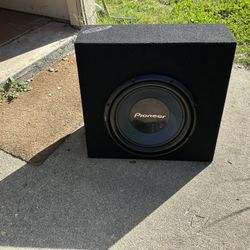 12” Pioneer Sub With A Small Box 