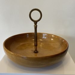 Oregon Myrtlewood MCM Tidbit Tray