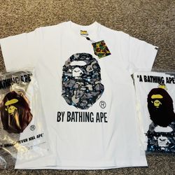 White space Bape shirt