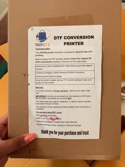 DTV CONVERTED PRINTER LIKE NEW