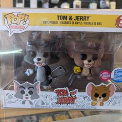 Tom And Jerry 2 Pack Flocked Funko Shop Exclusive