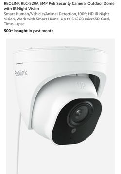 REOLINK RLC-520A 5MP PoE Security Camera