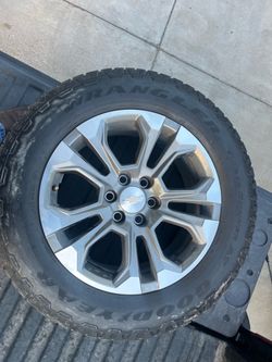 Chevy OEM Wheel with Goodyear Wrangler Tire