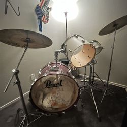 Pearl Session Series Drums, Zildjian Cymbals