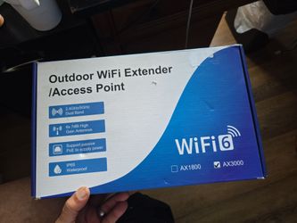 Outdoor wifi extender AX1800 high power long range wifi booster with 6 antennas
