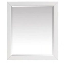 Home Decorators Collection 28" X 32" White Framed Mirror