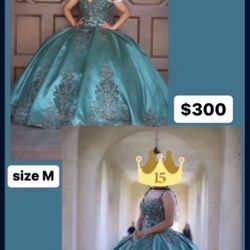 Emerald Quinceañera Dress 