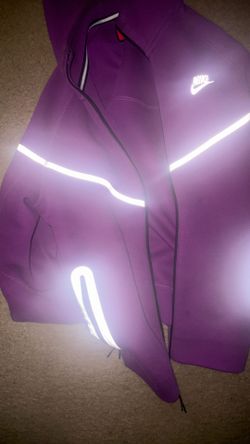 Purple reflective Nike tech