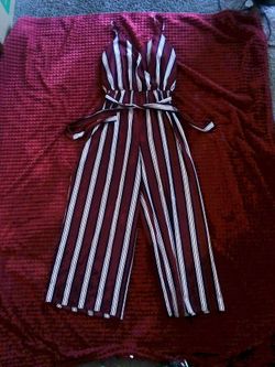 Red and white Jumper