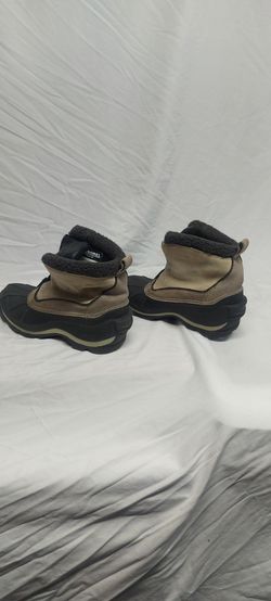 SOREL POWDER EDGE, WINTER ZIP SNOW BOOTS, WOMEN'S 6;Pre-owned.