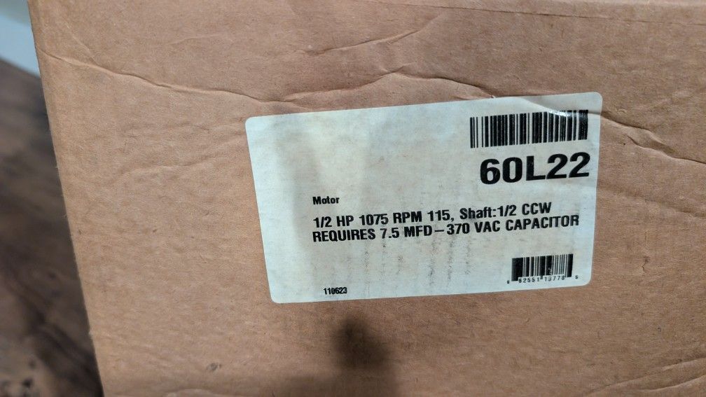 Lennox Furnace Blower Motor 100650-01