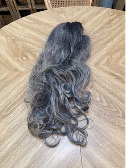 Long Grey Ghost Wig (25” length)! 👻