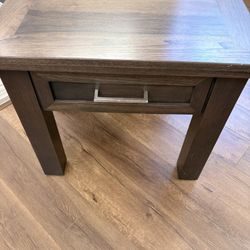 Real Wood Side Table