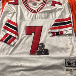 Mitchell & Ness Michael Vick White  Atlanta Falcons Authentic Jersey